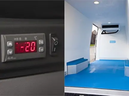 refrigerated van hire temperature control