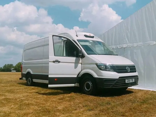 chilled van hire for festivals
